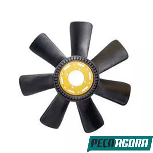 HELICE RADIADOR MOTOR 7 PAS NYLON SEM ANEL MB MERCEDES BENZ (3662004623B)
