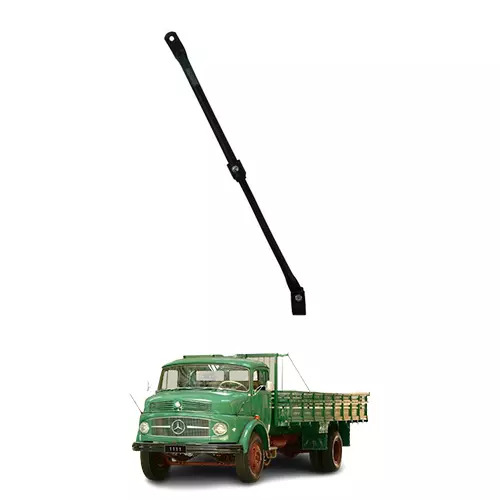 TIRANTE ESPELHO ACO CARBONO PINTADO PRETO MERCEDES BENZ 1113 1114 1313 1316 1419