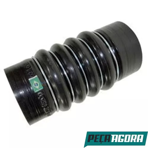 MANGUEIRA INTERCOOLER 85X200MM 5 ANEIS PRETA MERCEDES BENZ (0005016182-)