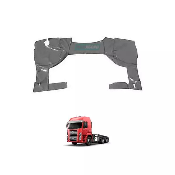 TAPETE DE VENIL  V.W CAM CONSTELLATION CAB . SIMPLES S/ CAPO CINZA (PUES346C)