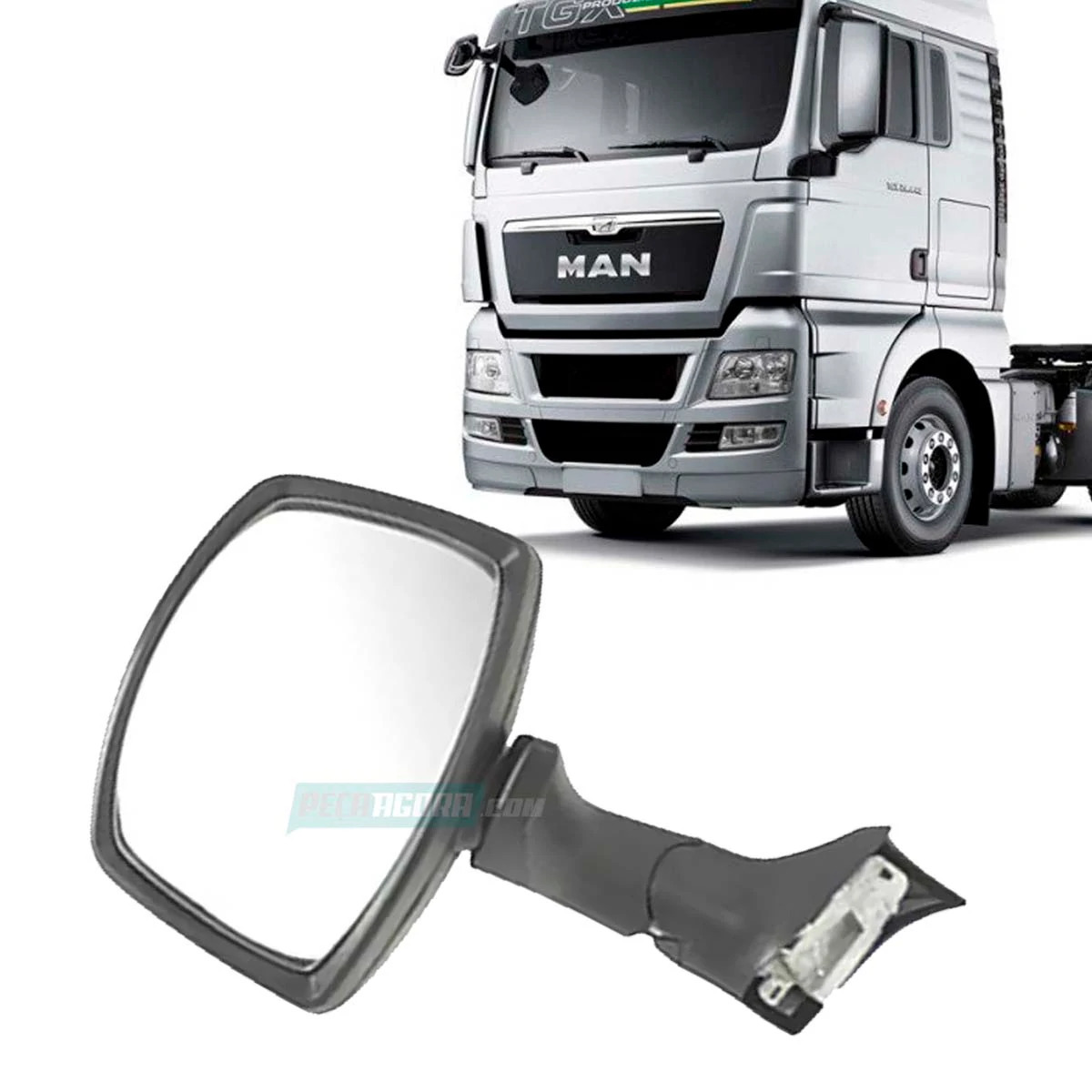 ESPELHO RETROVISOR FRONTAL VW MAN TGX 28440 29440 29480 33440 2014 EM DIANTE (2V5857588A-L81178)