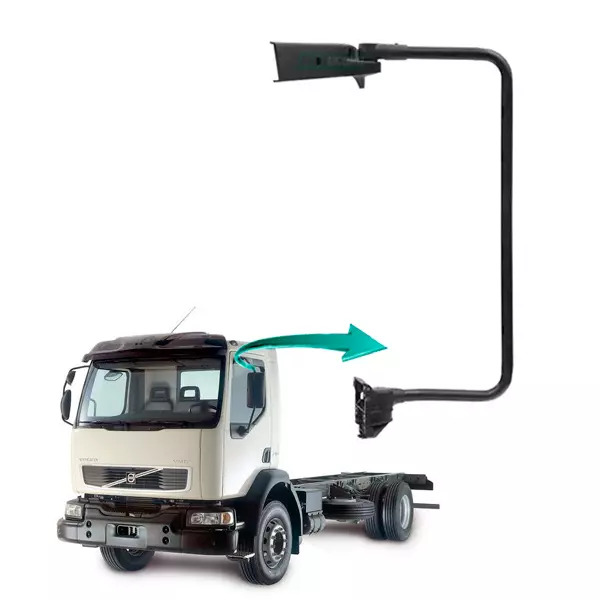 BRACO ESPELHO RETROVISOR ESQUERDO COM AUXILIAR VOLVO VM (20903732-ER1233)
