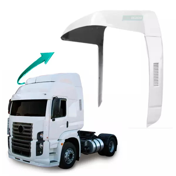 DEFLETOR AR VW CONSTELLATION CABINE ALTA LEITO COMPLETO (006173)