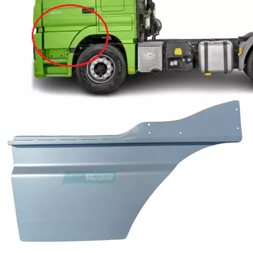 EXTENSAO DE PORTA EXTERNA ESQUERDO PRIMER MB ACTROS MEGA SPACE (9417200348)