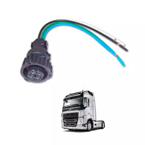 CHICOTE CONECTOR PLUG 4 VIAS SENSOR INDUTIVO VOLVO FH NH VM  (ETE7664)
