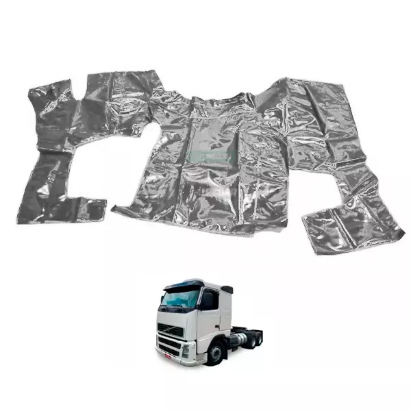 TAPETE VINIL CINZA VOLVO FH 12 2004 A 2009 C/ CAPUZINHO  (PUES609C)