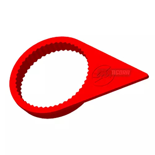 VERIFICADOR PORCA RODA CH32 VERMELHO DIVERSOS  (514035-3303253)