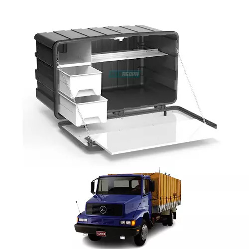 CAIXA FERRAMENTA ILUMINACAO LED MESA RETRATIL GAVETAS PRATELEIRA COM FECHAMENTO 