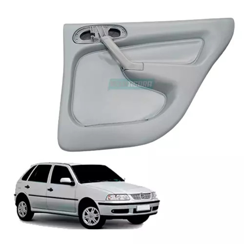 FORRO PORTA CINZA TRASEIRA DIREITO GOL PARATI 4 PORTAS BOLA G2 G3 1998 A 2004. (