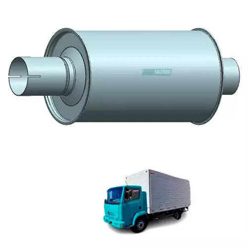 SILENCIOSO ADAPTACAO UNIVERSAL ACO CARBONO CIZNA MERCEDES BENZ (M097C)