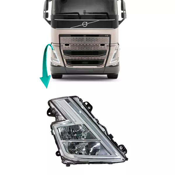 FAROL PRINCIPAL LADO DIREITO VOLVO FH5 2021... (23752653)