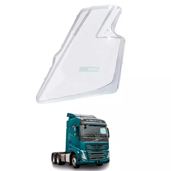 LENTE FAROL PRINCIPAL ESQ VOLVO FH5 APOS 2021 FAROL GRANDE (BR12VO121)