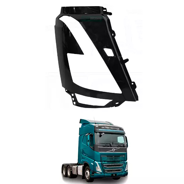 MOLDURA FAROL DIREITO VOLVO FH5 APOS 2021 FAROL GRANDE (84448715-84449013)
