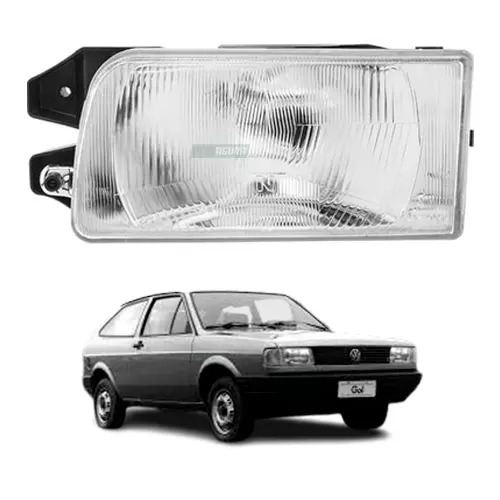 FAROL ESQUERDO VW GOL PARATI SAVEIRO VOYAGE ANO 1991 A 1994 (30794104314-F53AC)