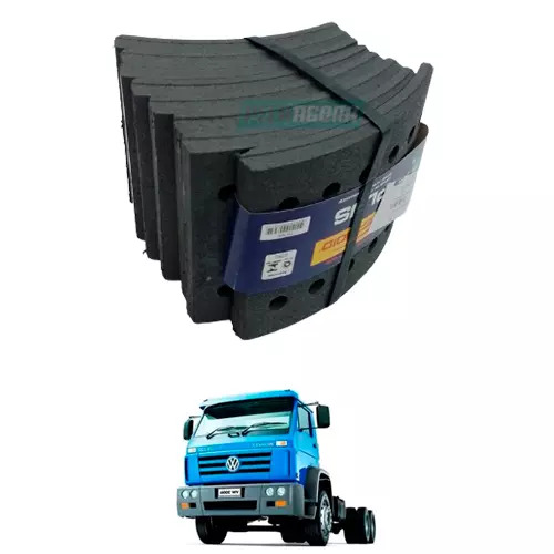 2 JOGOS LONAS DIANTEIRO STD FORD CARGO 1617 1618 VW 12140H 16170 16220 16300 242