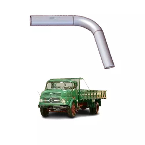 TUBO TERMINAL CURTO 2 1/2 POL MERCEDES BENZ ASPIRADO 1111 1113 1114 1310 1313 13
