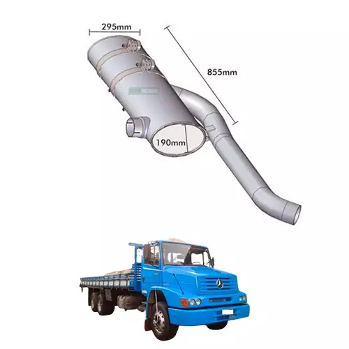 SILENCIOSO MB 1620 1720 1723 EURO 3 2000 ATE 2003 (6934907001-M087U)
