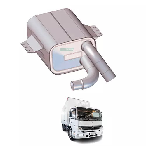 SILENCIOSO MB ATEGO 1315 1418 1518 1718 MB ATEGO 1315 1418 1518 1718 MOTOR 4 CIL