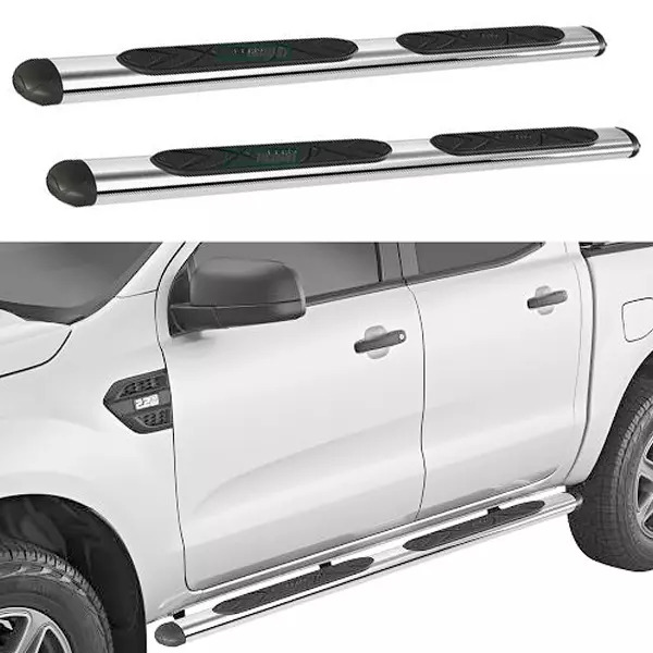 PAR ESTRIBO LATERAL FORD RANGER CABINE DUPLA APOS 2013 (22464)
