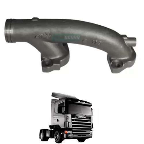 COLETOR ESCAPE PARA SCANIA CAMINHOES L P G R T S ONIBUS F K N SERIE 5 SERIE 6 D1