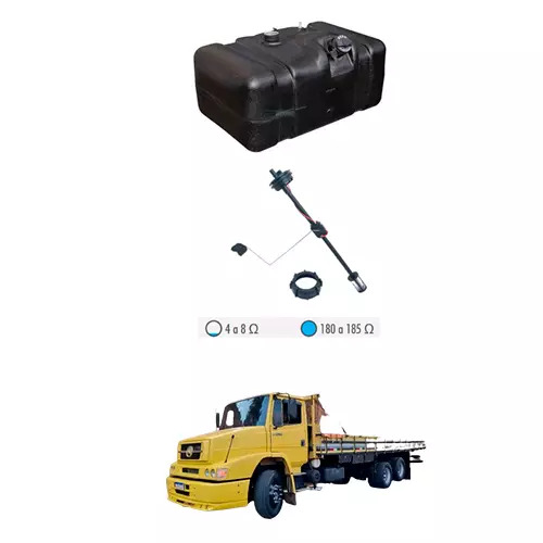 KIT TANQUE COMBUSTIVEL COM BOIA  210L 300L  MB ATEGO AXOR OF1730 OF1722 O500 162