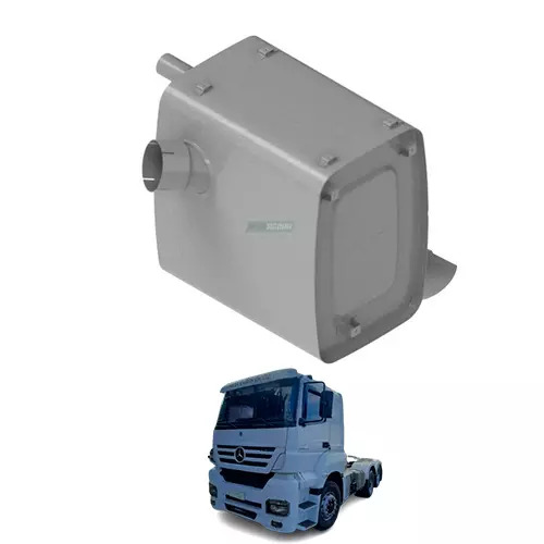 SILENCIOSO COM SAIDA LATERAL MB AXOR 2035 2040 2044 2640 2644 3044 3044 ATE 2011