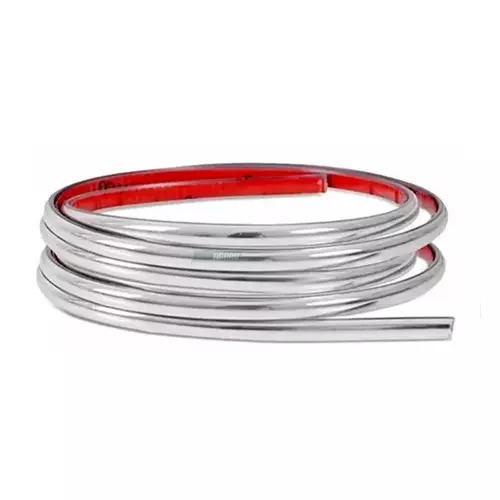ROLO FRISO FILETE CROMADO GRADE PARACHOQUE  ADESIVO 2MTS 6MM (DD196HHK1C)
