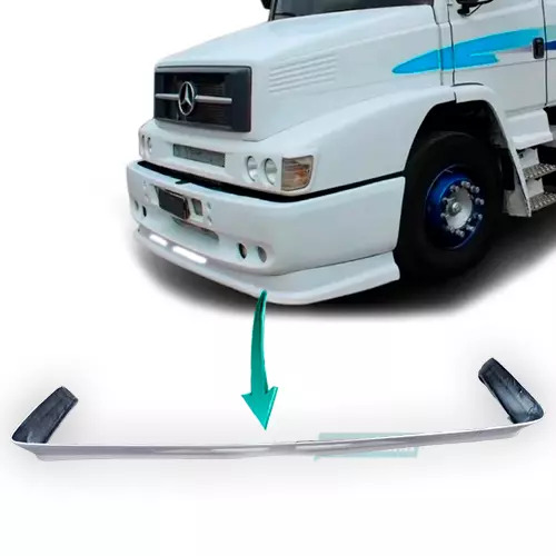 BIGODE SPOILER PARACHOQUE CAMINHAO MB 1935 1941 FIBRA COM ABERTURA MERCEDES (AS1
