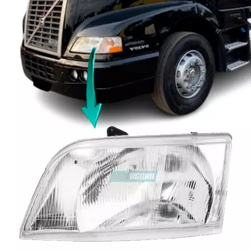 FAROL PRINCIPAL VOLVO NH 12 BICUDO ANO 2000 ATE 2004 (V.1623178-1623719-F170)