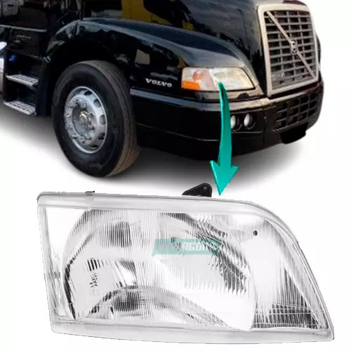 FAROL PRINCIPAL DIREITO VOLVO NH 12 BICUDO ANO 2000 ATE 2004 (1623719-F170)