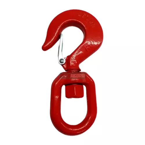 GANCHO OLHA GIRATORIO 3 TONELADAS COM TRAVA ACO (GANCHOOLHAL3T)