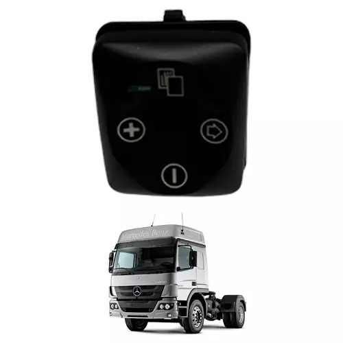 INTERRUPTOR TECLA CRUZ STANDARD NAGEGACAO MB ATEGO ACCELO AXOR ATRON (9585452507