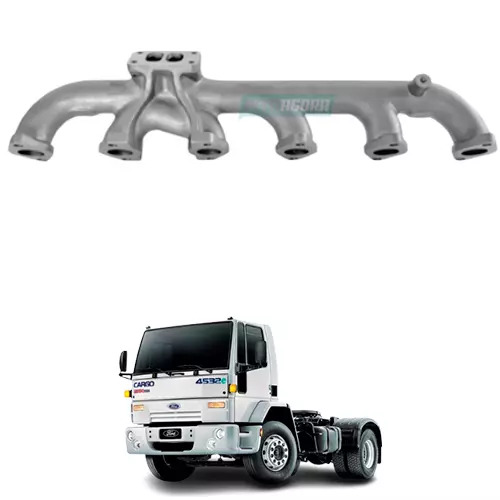 COLETOR ESCAPE CUMMINS ISC ISL INTEIRICO FORD CARGO 4432E 2632E 2932E 5032E 4532