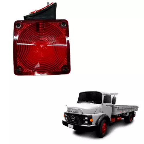 LANTERNA SETA DIANTEIRA MB CARA PRETA QUADRADA BASE CURVA AMARELA VERMELHA (V.33