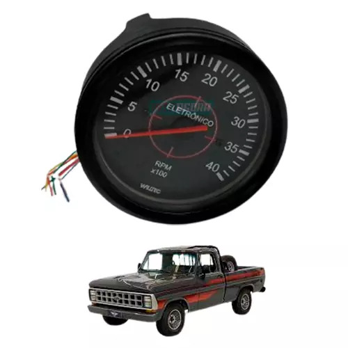 CONTAGIRO 4000 RPM FORD 12V 24V 100MM FORD F1000 F4000 F11000 F14000 ARO PRETO V