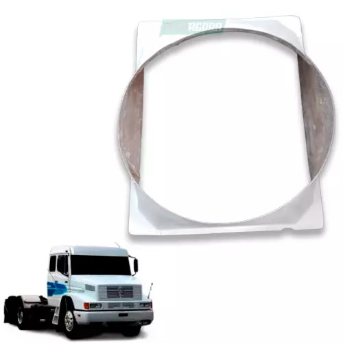 DEFLETOR SAIA DO RADIADOR FIBRA MB MERCEDES 1630 (3865057455-AS2117BR)