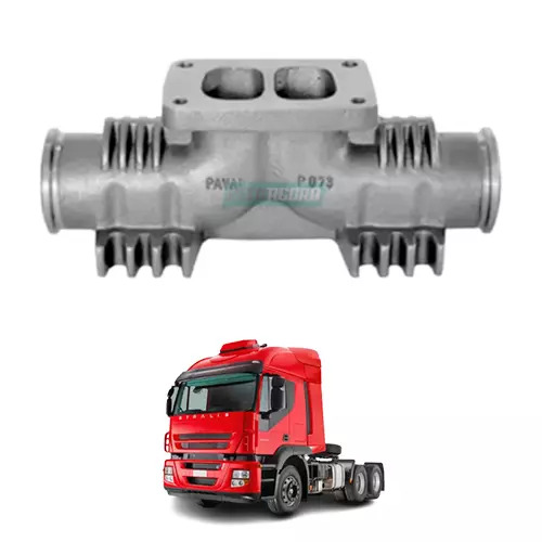 COLETOR ESCAPAMENTO CENTRAL IVECO STRALIS TRAKKER MOTOR CURSOR 13 **EXCETO MODEL