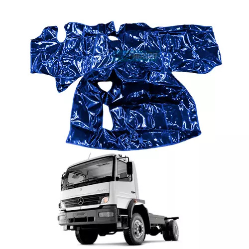 TAPETE VINIL AZUL MB 1418 ATEGO CABINE SIMPLES COM CAPO (PUES834A)