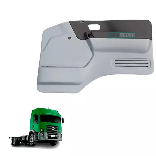 FORRO PORTA PRETO DIREITO ENCAIXE PARA PRESILHA VW WORKER TITAN MAN ANO 2013... 