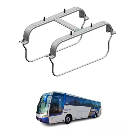 SUPORTE FIXACAO COM CINTA SILENCIOSO MB ONIBUS 0500RS (M098A)