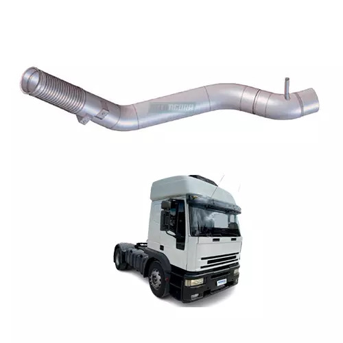 TUBO  MOTOR COM FLEXIVEL 4.5POL IVECO EUROTECH 450E37 STRALIS NR  (41210818-F005