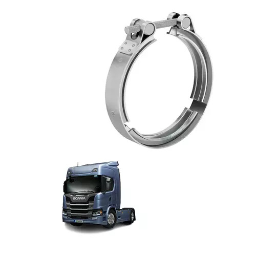 ABRACADEIRA INOX CM CANALETA 5 POL MB S6 R S SCANIA G P R S6 G P (1863382-B069L)