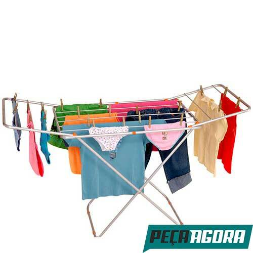 VARAL DE CHAO PHENIX 120CM ALUMINIO COM ABA (14232CC)