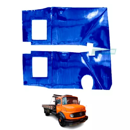 PAR FORRO TORPEDO VERNIZ ACOLCHOADO AZUL MB 1113 1313 1513 1519 1520 2013 2213 (