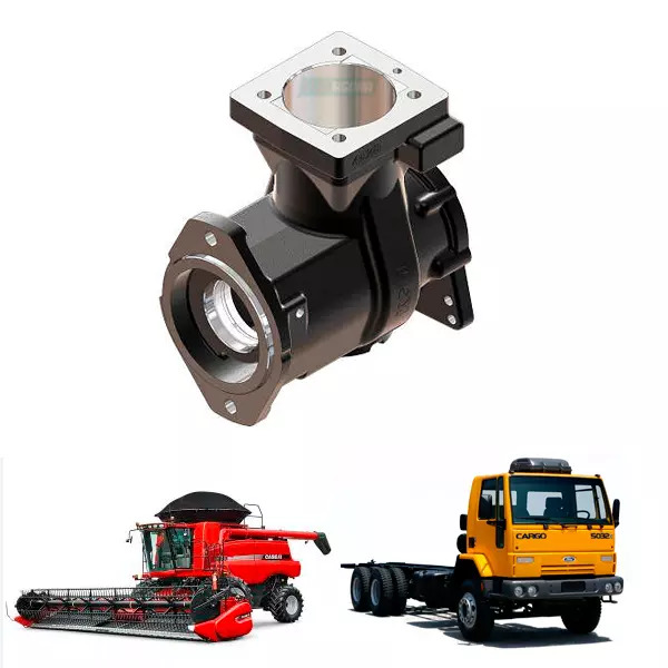 BLOCO COMPRESSOR MONO CILINDRO GOVERNADO MOTOR CUMMINS CASE CNH FORD NEW H (9111