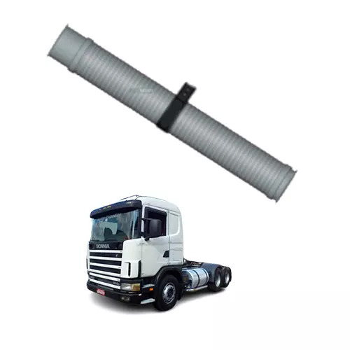 TUBO FLEXIVEL INOX 4.5 X 1100 MM SISTEMA ADAPTACAO INTEIRO SCANIA TR 124 (150574