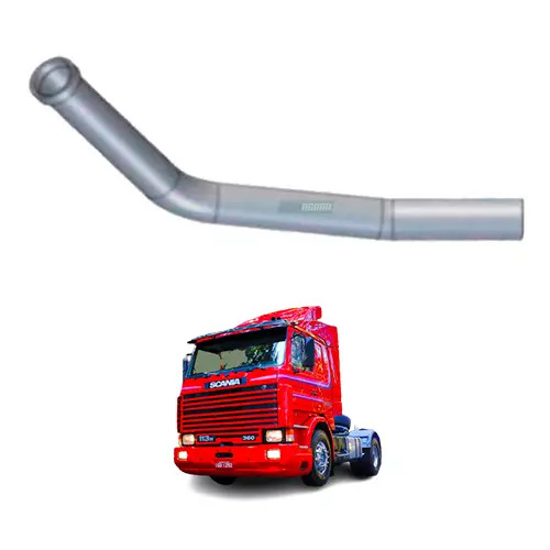 TUBO MOTOR 4.5POL SCANIA TR 112 142 ONIBUS TR 113 143 (543766-S303B)