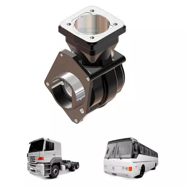 BLOCO COMPRESSOR MONO CILINDRO MODERNO MOTOR OM457  (4129050112-MGK2013)