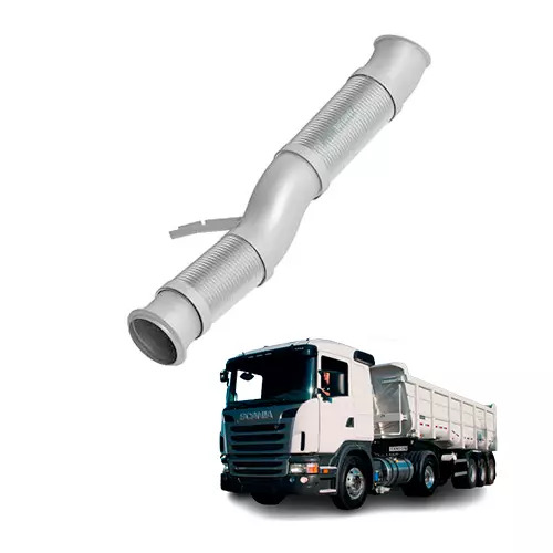 TUBO FLEXIVEL MOTOR INOX 4.5POL SCANIA S6 G P R S 2019... (2332285-S305Y)