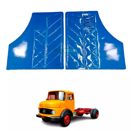 PAR FORRO PORTA VERNIZ AZUL MB 1113 1313 1513 1519 1520 2013 2213 COM BOLSA  (34